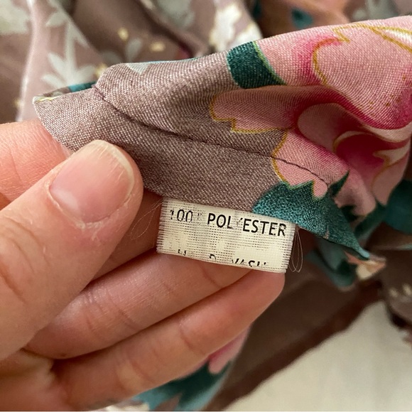 Vintage Old Shanghai Robe (Pink/Purple) - Picture 6 of 9